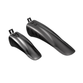 Fender set for electric bikes, designed to prevent mud and rain splash.